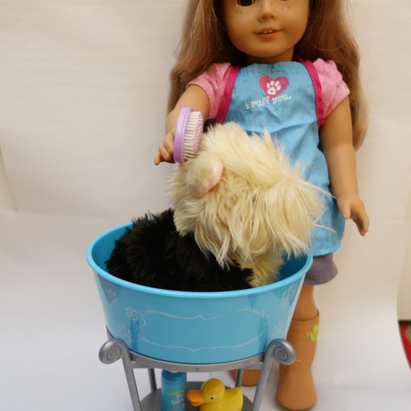 American Girl Pet Grooming Set - For 18 Inch Dolls, Excellent Condition - Picture 1 of 2